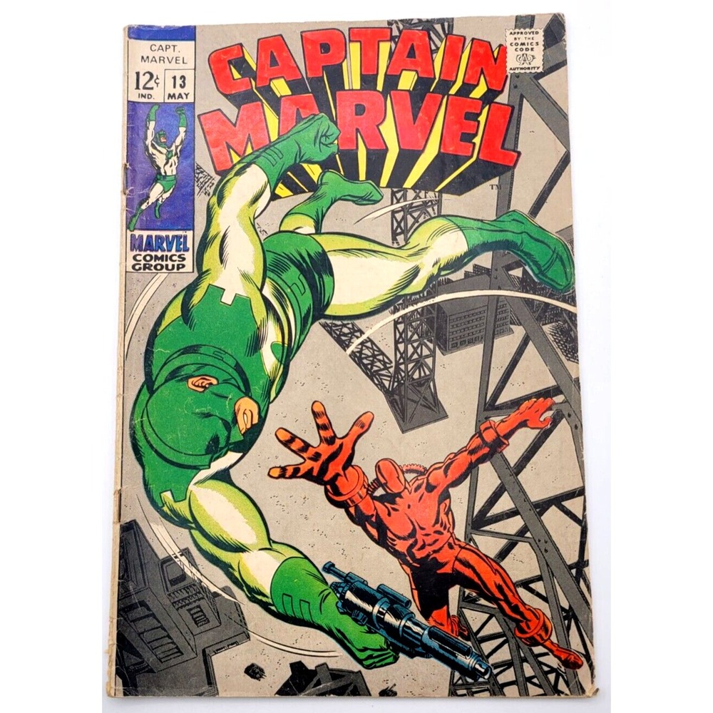 CAPTAIN MARVEL #13 (1969) / VG+ / MARVEL SILVER AGE